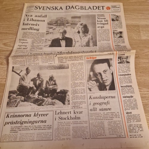 Svenska Dagbladet från 1973