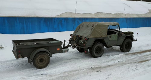 Militär TGB fotdon VOLVO L 3304 / Pvpjtgbil 9031 veteranbil försvarsmakten