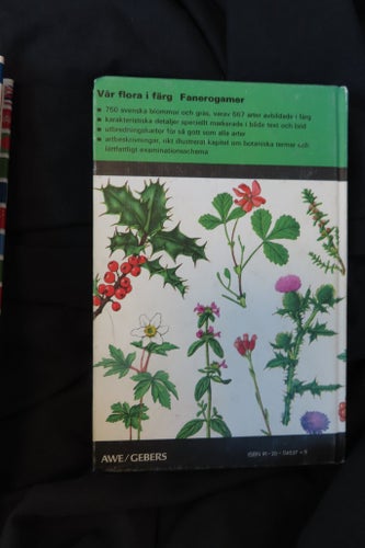 Vår flora i färg Fanerogamer av Ivar Elvers, 1978