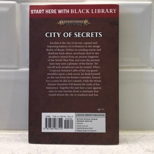 City of Secrets - Nick Horth - 2018 eng text warhammer