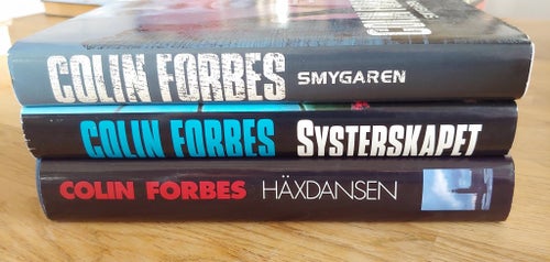 Colin Forbes TRIPPEL Tre extremt beroendeframkallande spänningsromaner Bokpaket