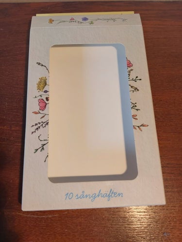 Sånghäften med snapsvisor.