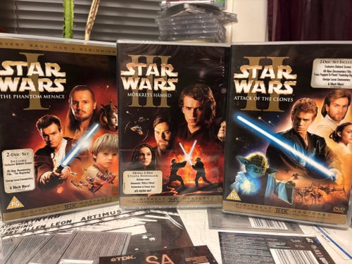 Star Wars I, II och III (DVD)