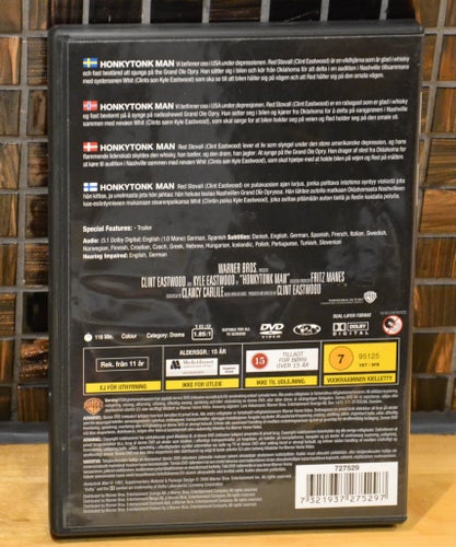 Honkytonk Man - Clint Eastwood Collection - DVD Svensk text