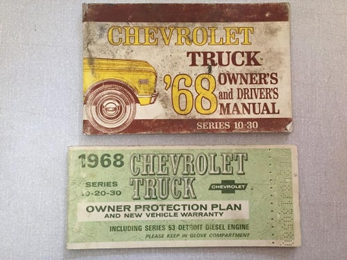 1968 Chevrolet Truck Series 10-30 Owner's & Driver's Manual