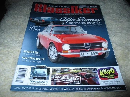 KLASSIKER NR 9 2020. VOLVO 265 DL, ALFA ROMEO, JAGUAR XJ-S ,M.M