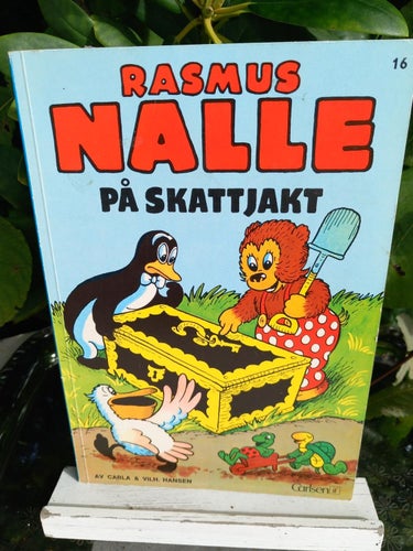 Rasmus Nalle album på skattjakt 1974 Vintage Fitn skick