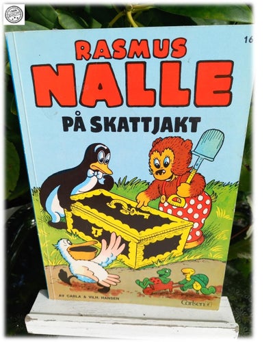 Rasmus Nalle album på skattjakt 1974 Vintage Fitn skick