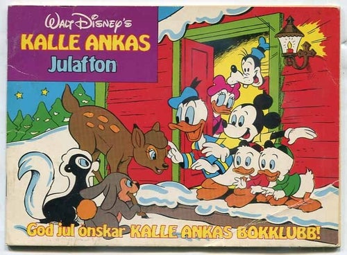 God Jul önskar Kalle Ankas Bokklubb 1979 Kalle Ankas Julafto
