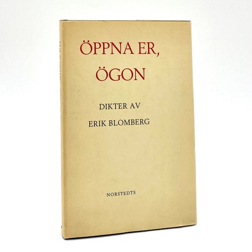 Öppna er, ögon av Erik Blomberg