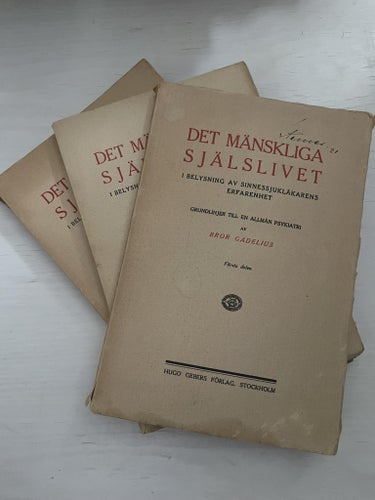 Det mänskliga själslivet I-III (1-3) / Gadelius, Bror