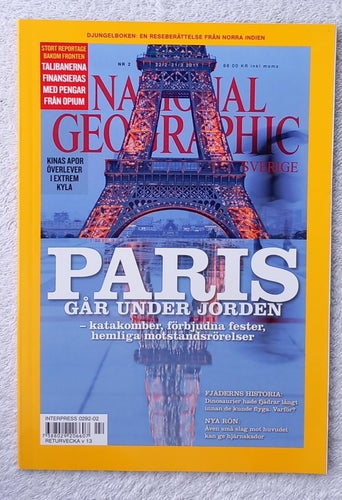 National geographic, 2/2011 – opiumkriget i Afghanistan, trubbnäsapor