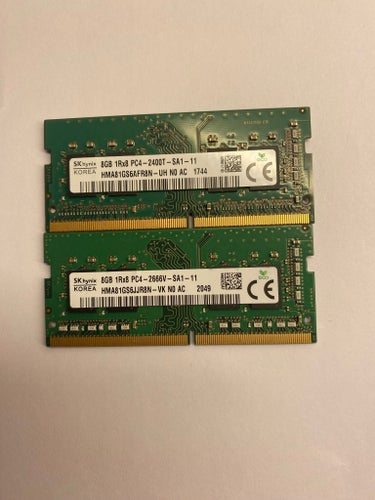 SK Hynix 8GB DDR4 RAM-minne