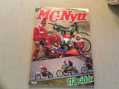 MC-NYTT Nr 6 1984 Husqvarn,Kawasaki KLR 600,Moto Guzzi sidovagn,Cross 80 cc test