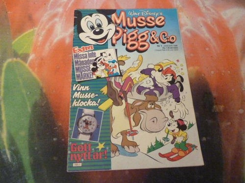 MUSSE PIGG & CO, NR 1 - 1986, TIDNING