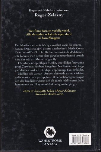 Roger Zelazny / Amber 6 / Ödets Trumfar / Kartonnage / Bra skick
