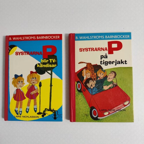 Systrarna P blir TV-kändisar + På tigerjakt (inb) 2 st i toppskick!!