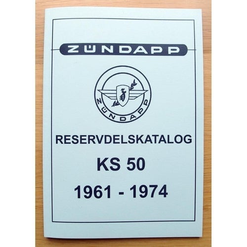 Reservdelskatalog Zündapp KS 50 & KS 100 1961 - 1974