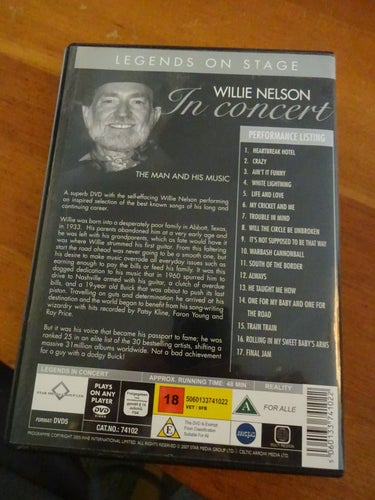 Toppskick Willie Nelson In Concert The Man and his Music DVD