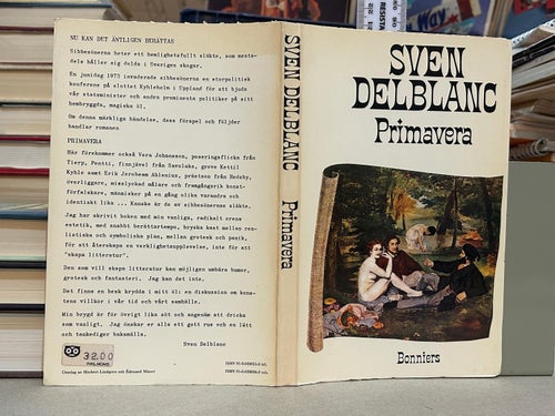 Primavera av Sven Delblanc. Bok. Very good plus