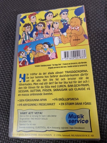 Trasdockorna och den försvunna apan - VHS