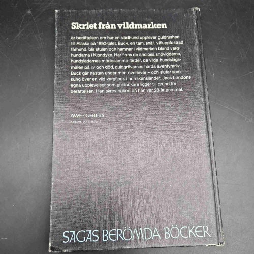 Skriet från vildmarken av Jack London 1979 Sagas berömda böcker
