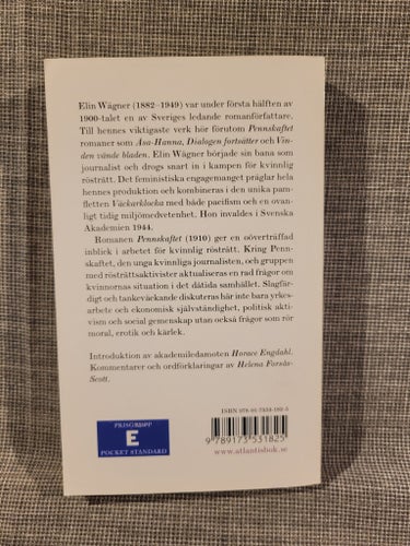 Pennskaftet av Elin Wägner, 2007