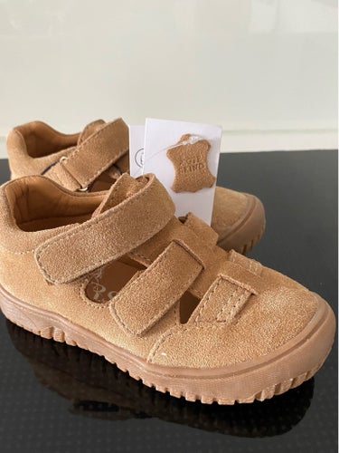 VRS Sandaler/tofflor i mocka - Stl. 24 - nya med etiketter