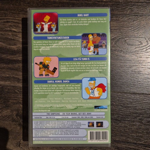 The Simpsons Vhs - På Era Platser, Klara, Färdiga - Gå! VHS