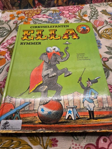 Retrobok: Cirkuselefanten Ella rymmer, Bill Peet (1982)