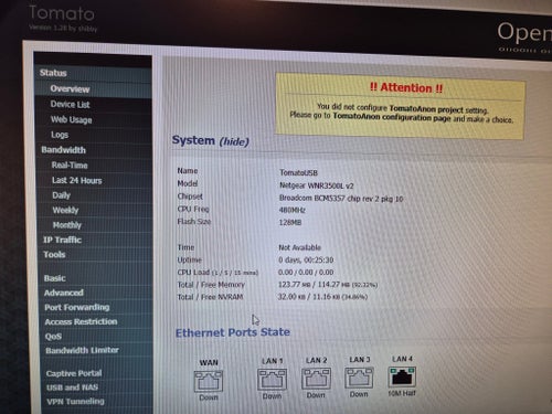 Netgear N300 Trådlös Gigabit Router WNR3500L v2 med Tomato FW