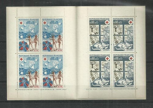 1974. – Frankrike – MNH/** – Röda Korset – häfte
