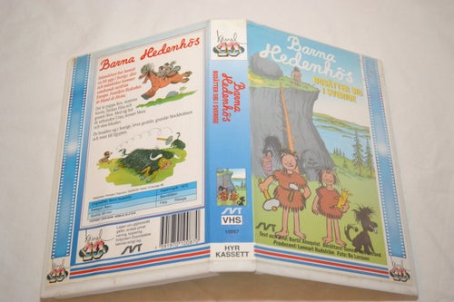 Barna Hedenhös Bosätter sig i Sverige VHS fd HYR