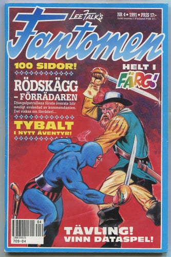 Fantomen 1991 nr 4 Rödskägg förädaren / Tybalt , Rick O'Shay