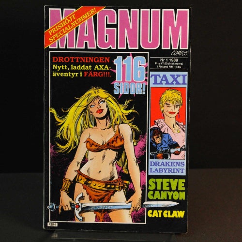 Magnum comics - 1989 - NR 1 - Axa: Adopterad | Cat Claw | Taxi
