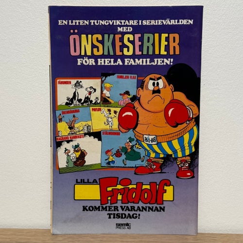 Indiana Jones 8/1986 – Farligt spel (svensk, Semic)