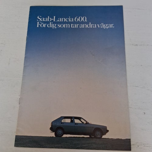 Broschyr Saab-Lancia 600