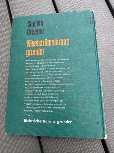 Växelströmslärans grunder av Sluckin Greener