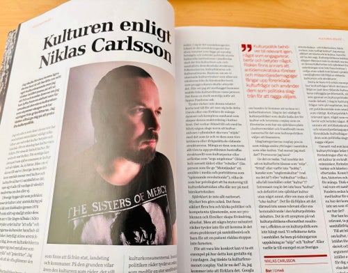 Kulturvinkeln Nr 4, 2018. Magasin Umeå musik kultur tidning konst foto essäer.