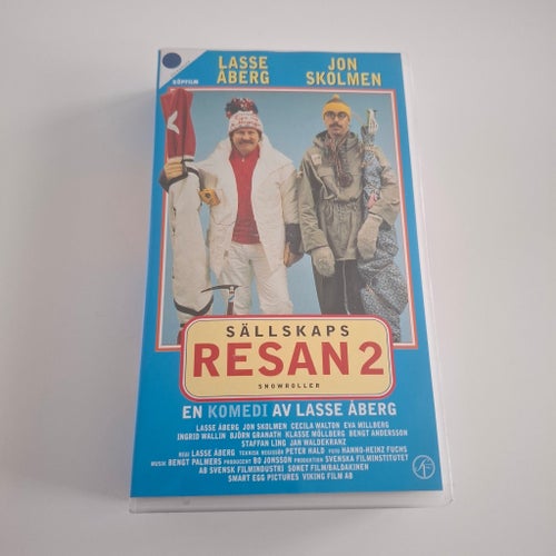 Sällskapsresan 2 Snowroller VHS Lasse Åberg Jon Skolmen Komedi