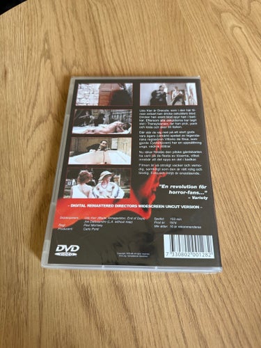 Blood for Dracula (1974) DVD – House of Horror #128 – Andy Warhol – Uncut – OOP