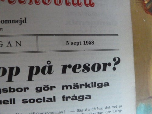 GRÖNKÖPINGS VECKOBLAD, 1958 SEPT. 5, TIDNING