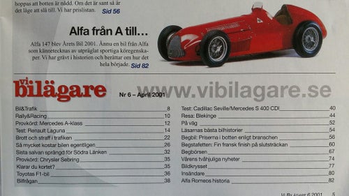 Vi bilägare 6 2001: Chrysler Sebring cab, Mercedes S400 CDI, Cadillac Seville