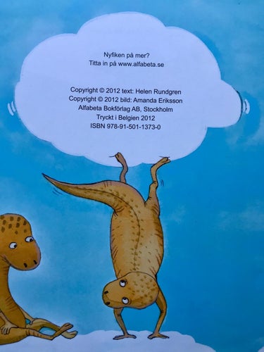 LILLA DINO VILL BLI STOR Helen Rundgren Amanda Eriksson 2012