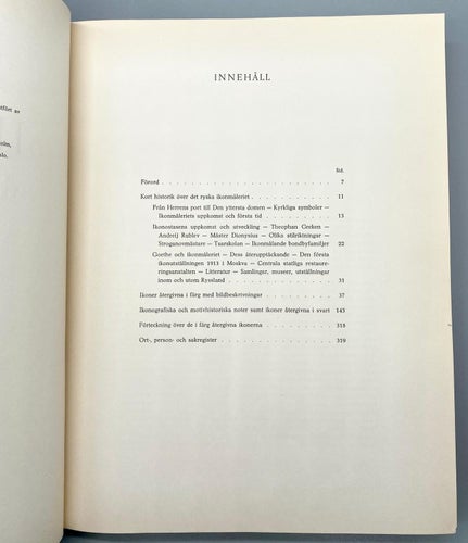 Ryska ikoner i svensk och norsk ägo  av Helge Kjellin  (Konst)