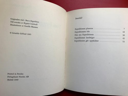TOM BYGGER EN FLOTTE Griselda Gifford 1969