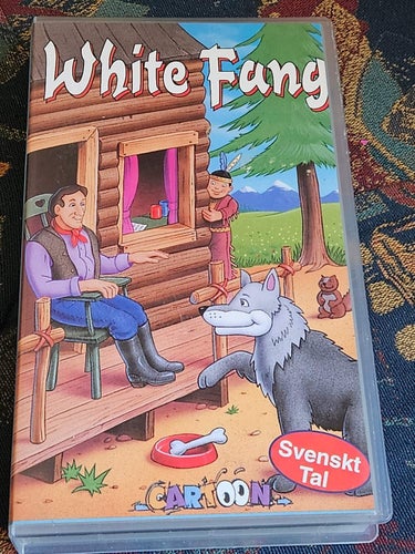 WHITE FANG - VHS.Svenskt tal