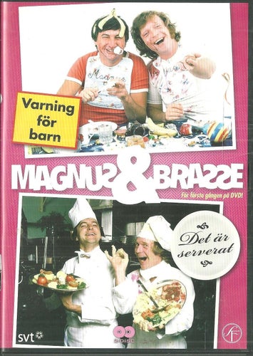 MAGNUS & BRASSE : Varning för barn / Det är serverat ( 2 dvd´s )