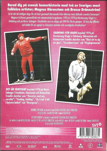 MAGNUS & BRASSE : Varning för barn / Det är serverat ( 2 dvd´s )