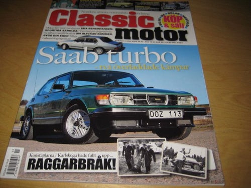 CLASSIC MOTOR NR 5 2012. SAAB TURBO ,CHEVROLET STEPSIDE 1955 ,M.M